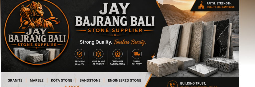 Jay Bajrang Bali Stones banner